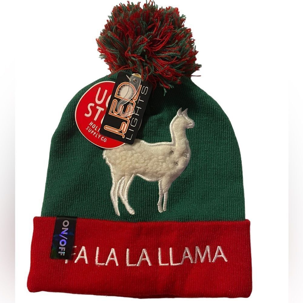 Ugly Stuff Fa La La Llama Winter Hat